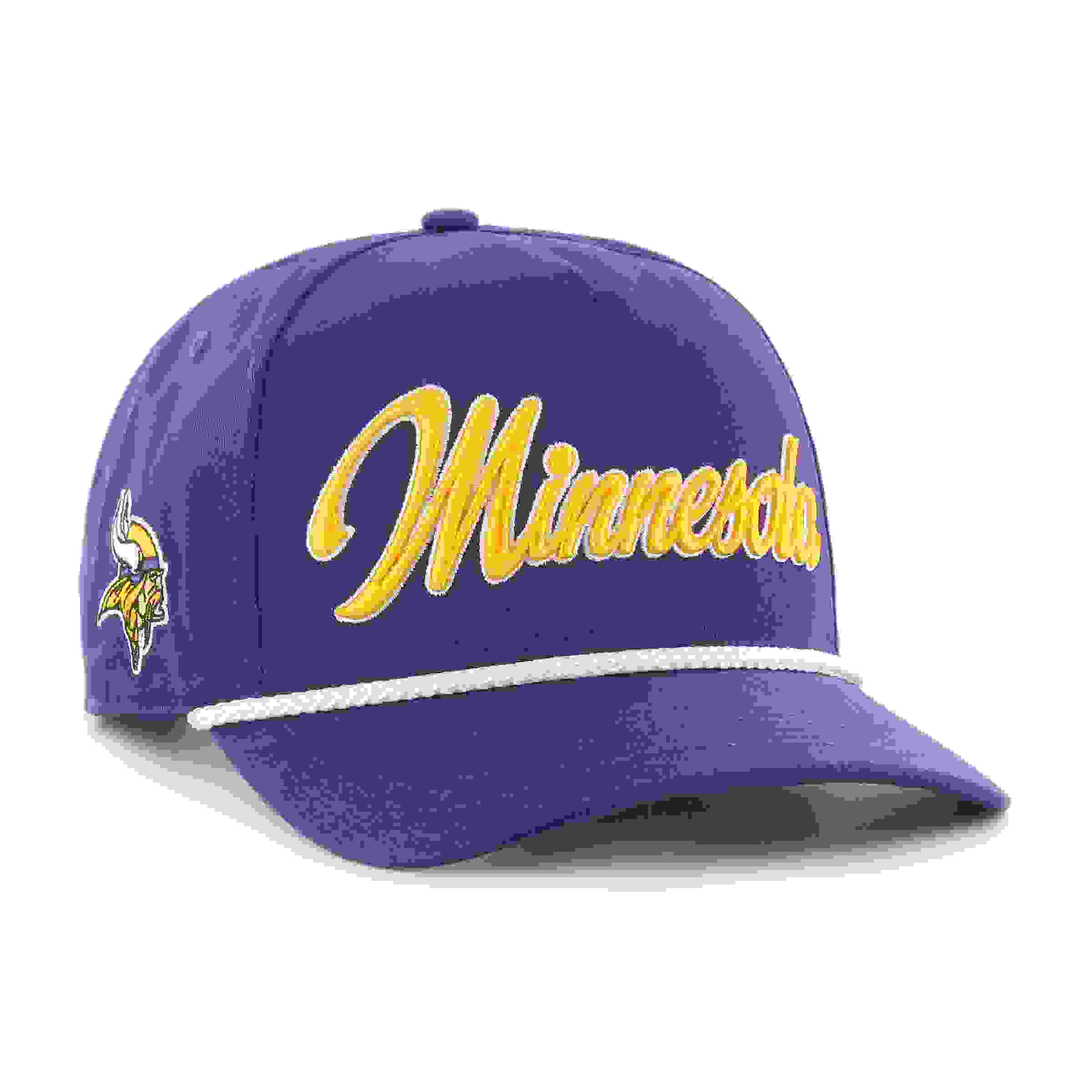 47 Minnesota Vikings Overhand Hitch Purple Snapback Hat